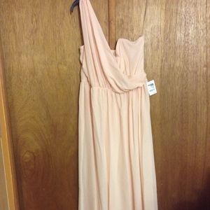 LONG ONE SHOULDER DRESS